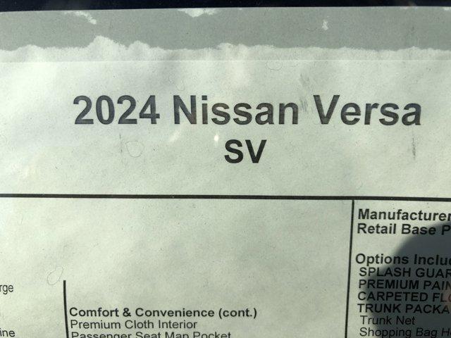 new 2024 Nissan Versa car, priced at $21,275