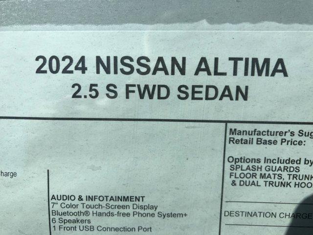 new 2024 Nissan Altima car, priced at $25,893