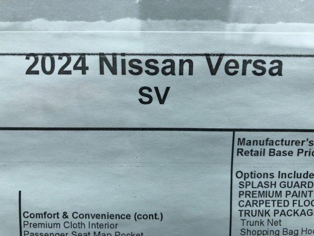 new 2024 Nissan Versa car, priced at $21,275