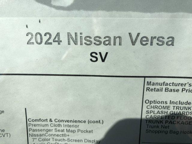 new 2024 Nissan Versa car, priced at $21,005
