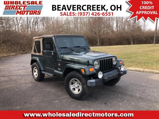 used 2002 Jeep Wrangler car, priced at $8,995