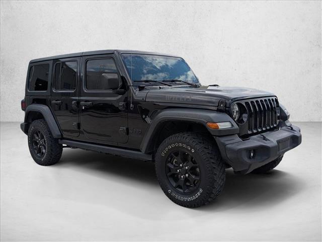 used 2020 Jeep Wrangler Unlimited car, priced at $26,992