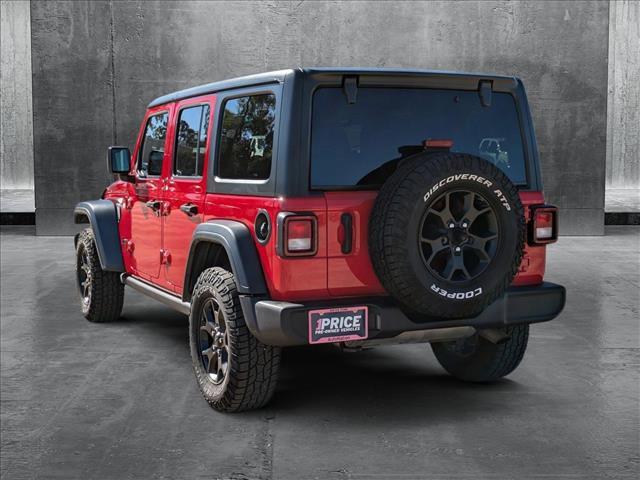 used 2021 Jeep Wrangler Unlimited car, priced at $28,656