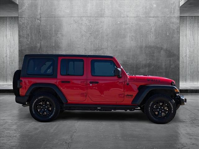 used 2021 Jeep Wrangler Unlimited car, priced at $28,656