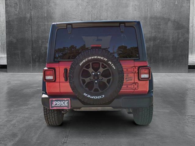 used 2021 Jeep Wrangler Unlimited car, priced at $28,656