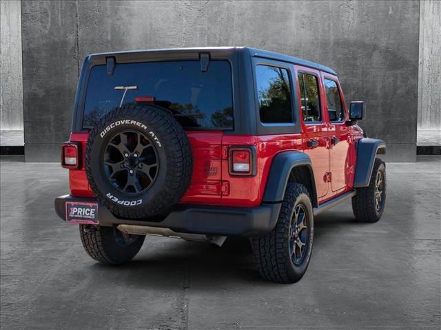 used 2021 Jeep Wrangler Unlimited car, priced at $28,656