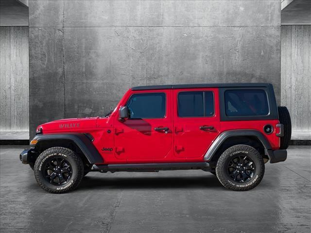 used 2021 Jeep Wrangler Unlimited car, priced at $31,391