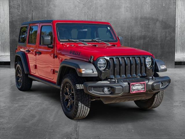 used 2021 Jeep Wrangler Unlimited car, priced at $28,656