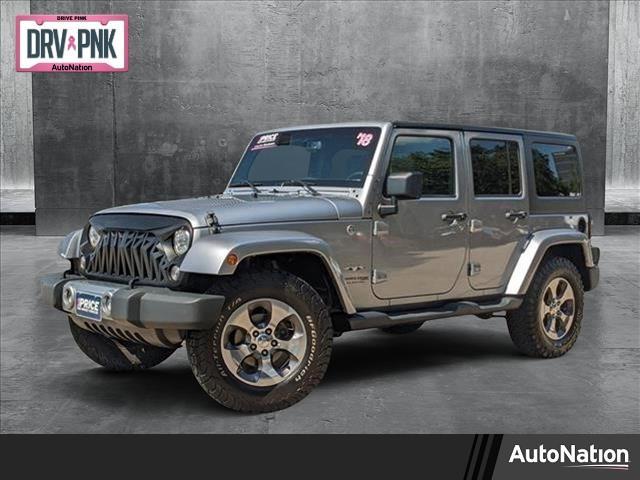 used 2018 Jeep Wrangler JK Unlimited car, priced at $21,692