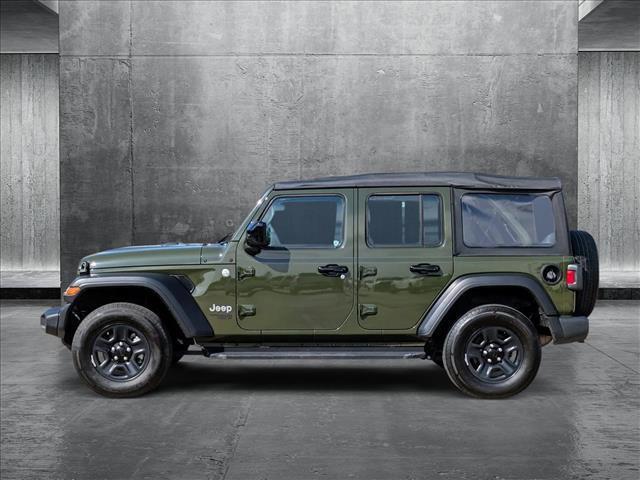 used 2021 Jeep Wrangler Unlimited car, priced at $25,952