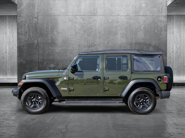 used 2021 Jeep Wrangler Unlimited car, priced at $30,635