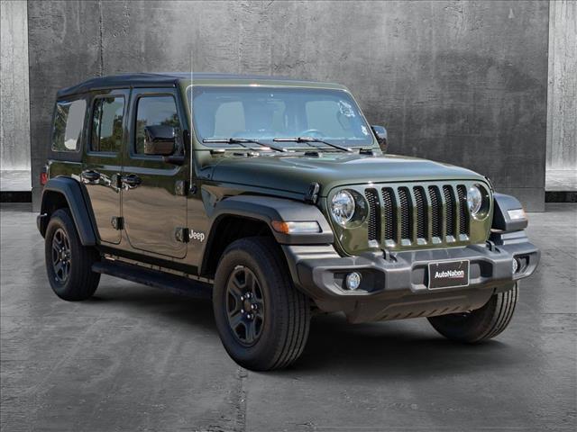 used 2021 Jeep Wrangler Unlimited car, priced at $25,952