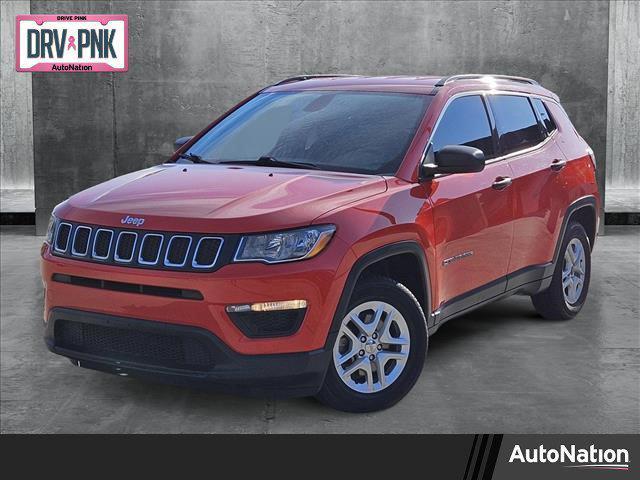 used 2021 Jeep Compass car, priced at $18,423