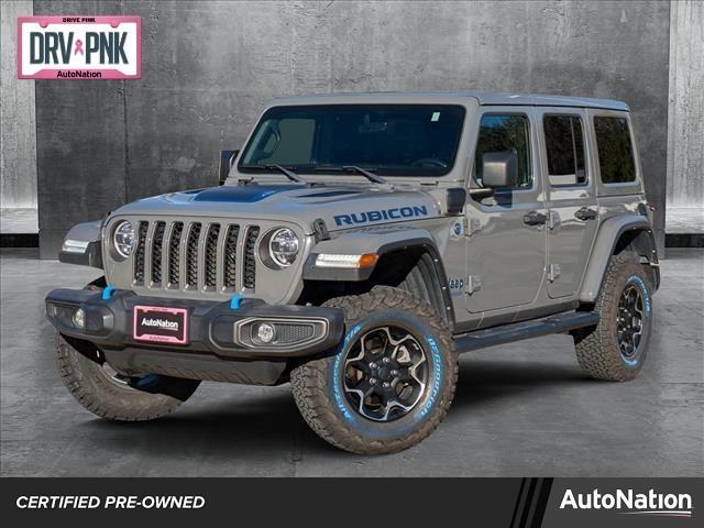 used 2021 Jeep Wrangler Unlimited 4xe car, priced at $33,729