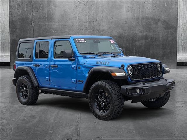 used 2024 Jeep Wrangler car, priced at $41,516