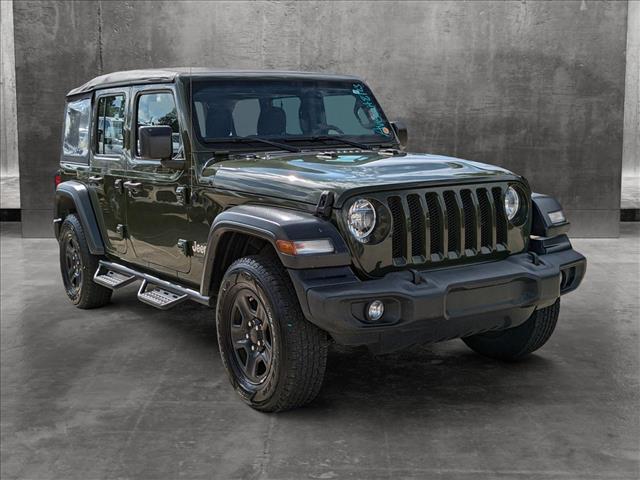 used 2020 Jeep Wrangler Unlimited car, priced at $22,852