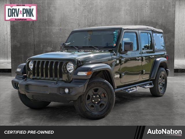 used 2020 Jeep Wrangler Unlimited car, priced at $22,852