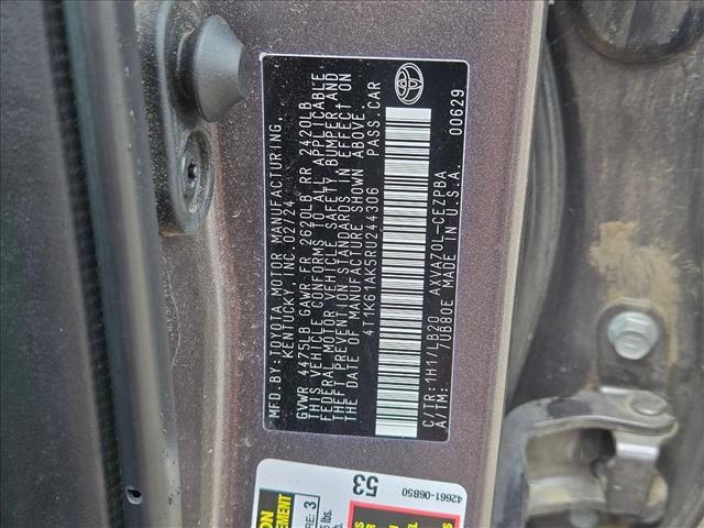 used 2024 Toyota Camry car, priced at $26,295