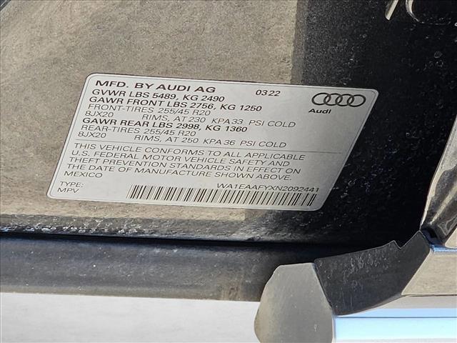 used 2022 Audi Q5 car, priced at $29,592