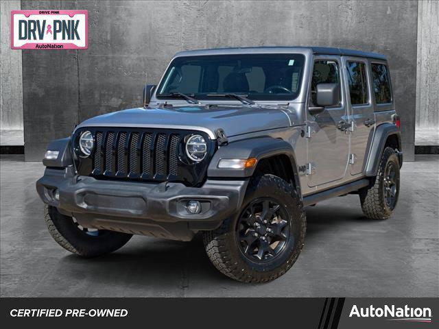 used 2020 Jeep Wrangler Unlimited car, priced at $24,652