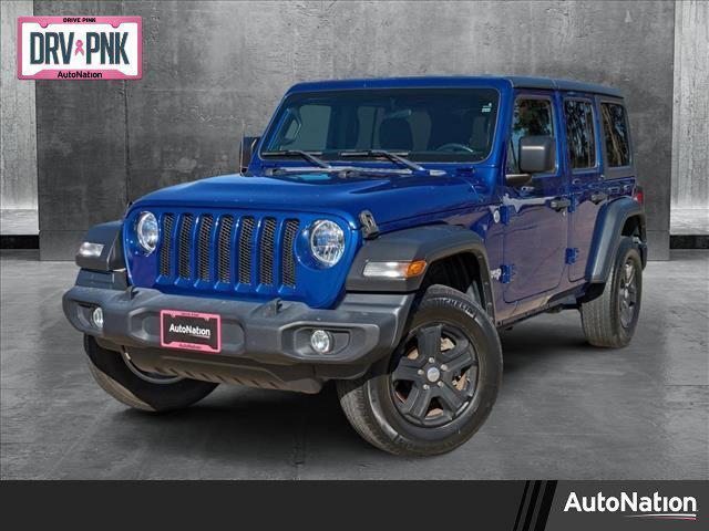 used 2020 Jeep Wrangler Unlimited car, priced at $29,852