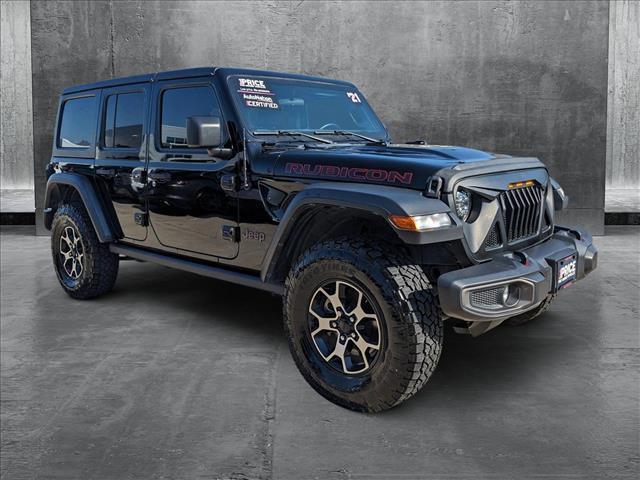 used 2021 Jeep Wrangler Unlimited car, priced at $28,991