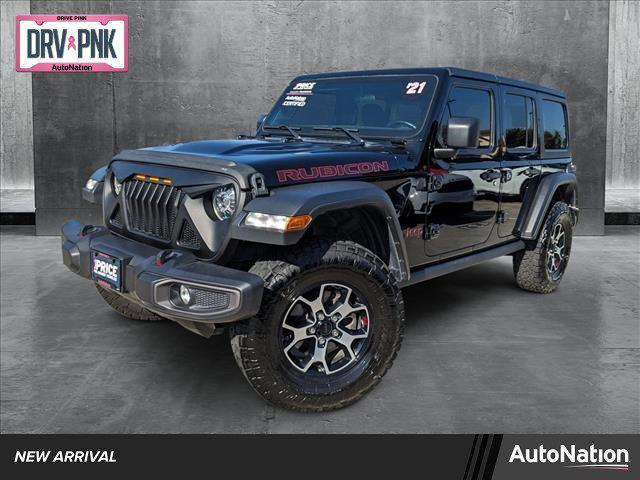 used 2021 Jeep Wrangler Unlimited car, priced at $28,991