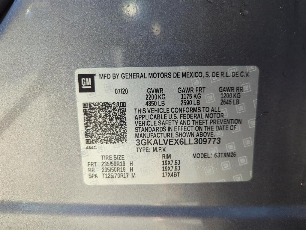 used 2020 GMC Terrain car, priced at $22,000