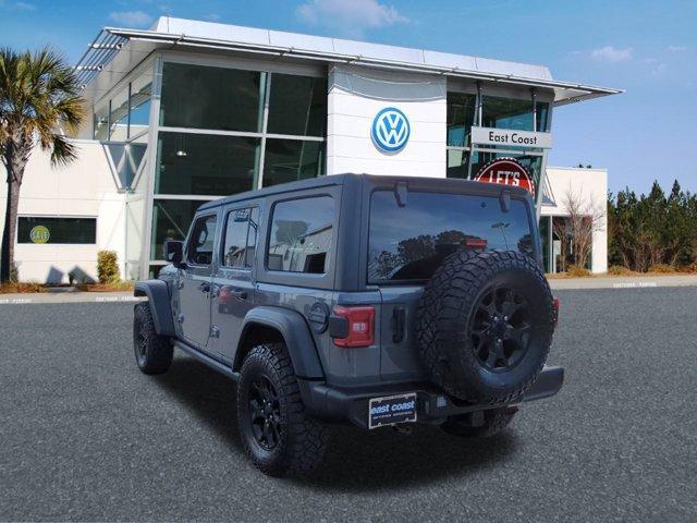 used 2021 Jeep Wrangler Unlimited car, priced at $32,519