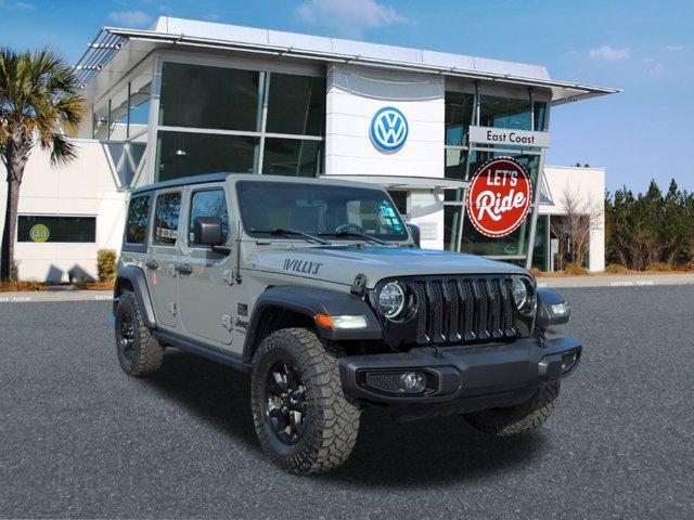 used 2021 Jeep Wrangler Unlimited car, priced at $32,519