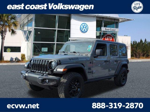 used 2021 Jeep Wrangler Unlimited car, priced at $32,519