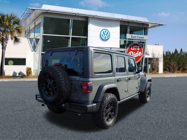 used 2021 Jeep Wrangler Unlimited car, priced at $32,519