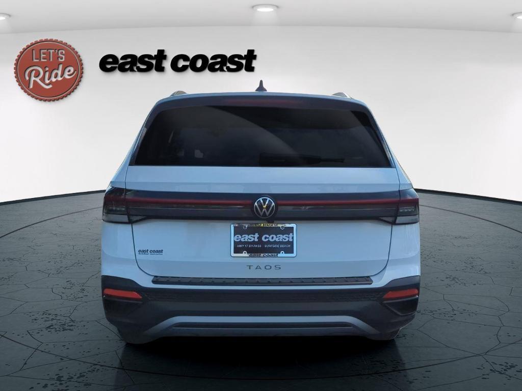 new 2025 Volkswagen Taos car, priced at $26,188