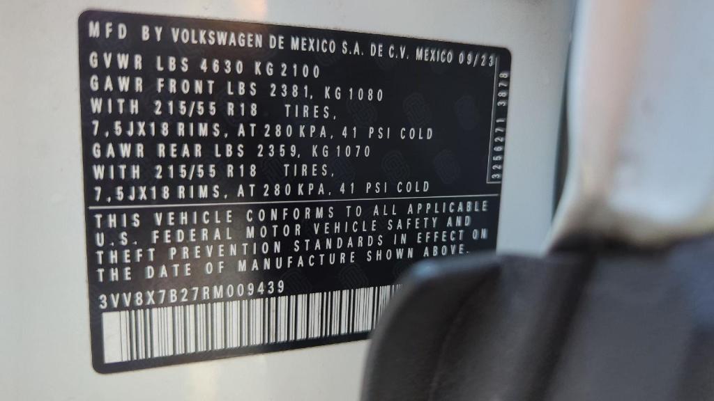 used 2024 Volkswagen Taos car, priced at $27,893