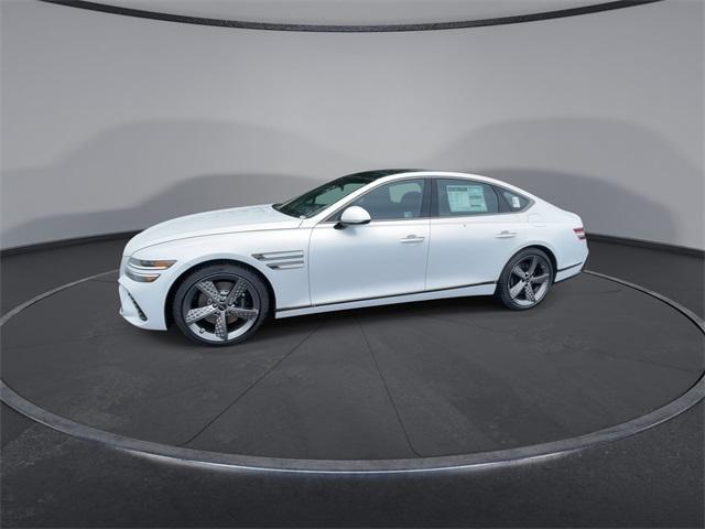 new 2025 Genesis G80 car, priced at $75,284