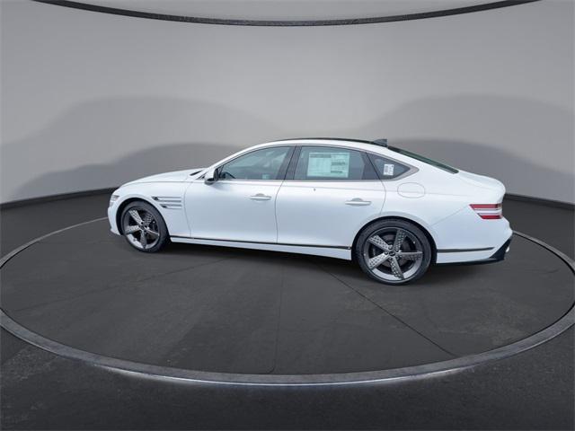 new 2025 Genesis G80 car, priced at $75,284