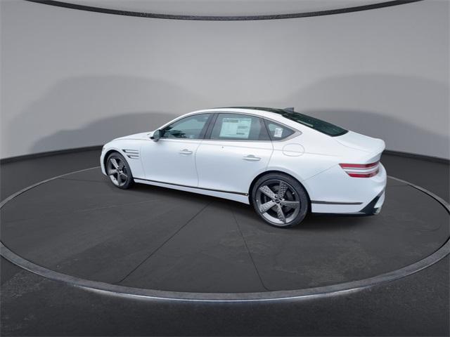 new 2025 Genesis G80 car, priced at $75,284