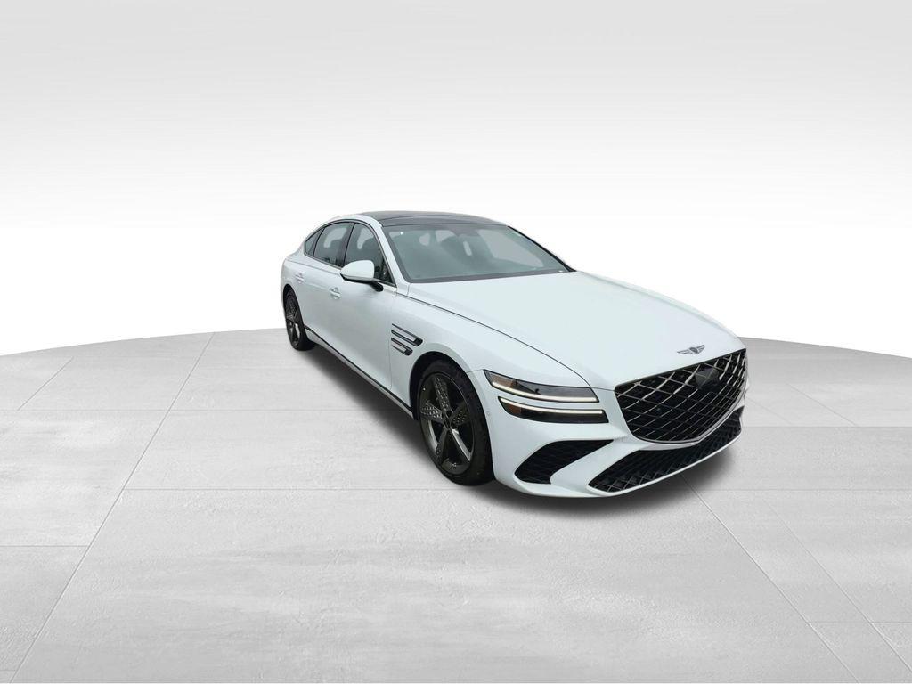 new 2025 Genesis G80 car, priced at $68,866