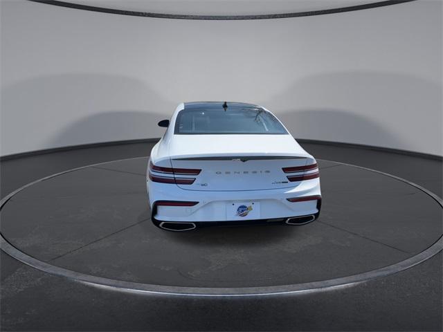 new 2025 Genesis G80 car, priced at $78,555