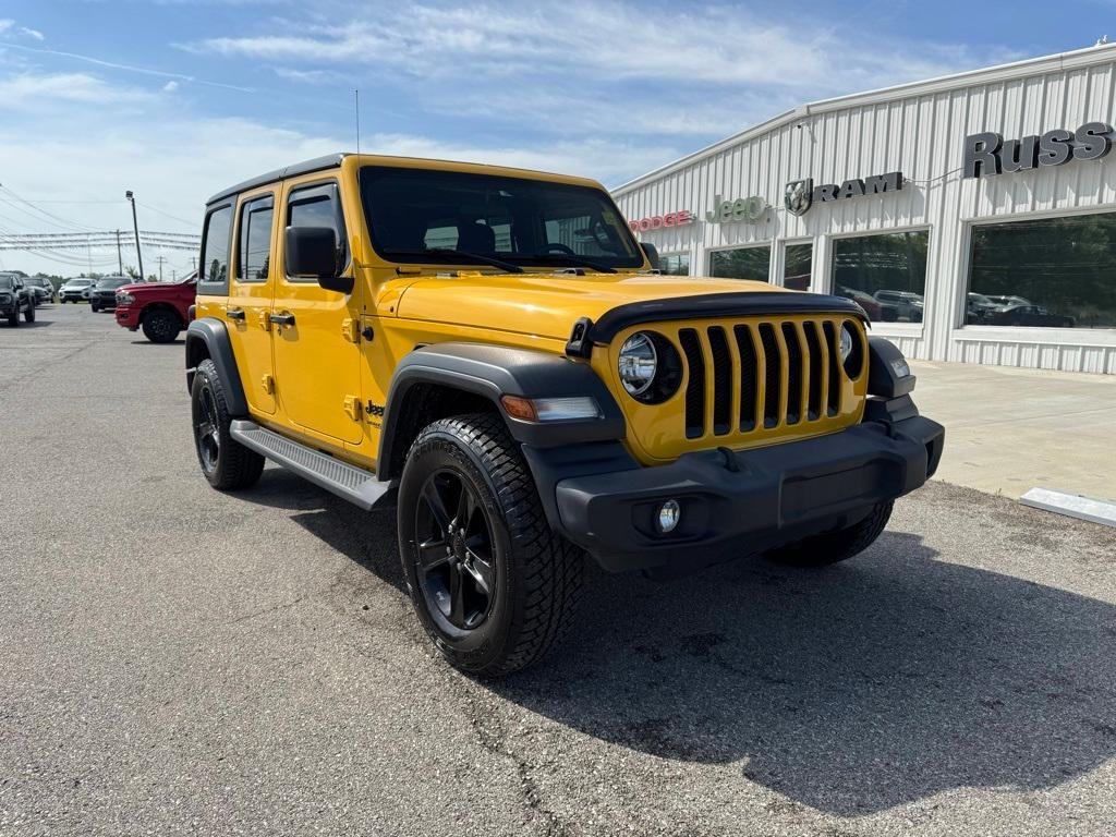 used 2021 Jeep Wrangler Unlimited car, priced at $28,384