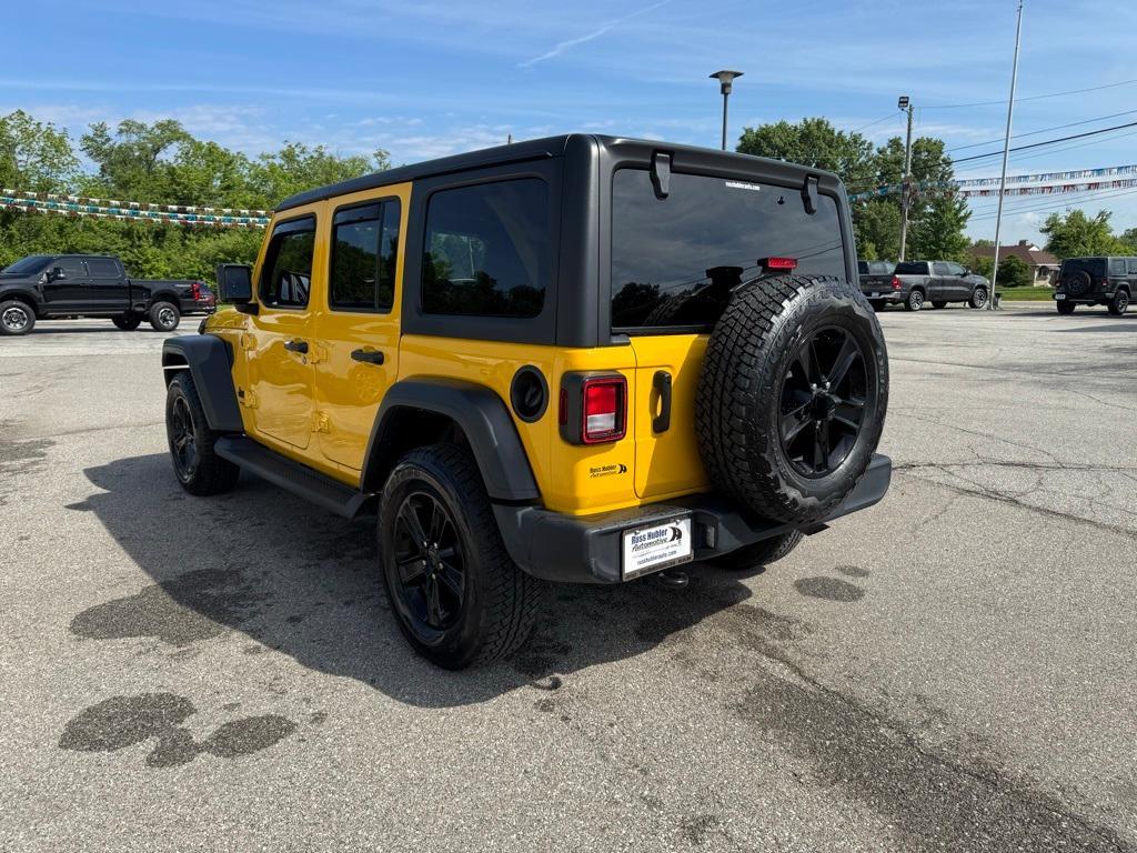 used 2021 Jeep Wrangler Unlimited car, priced at $28,384
