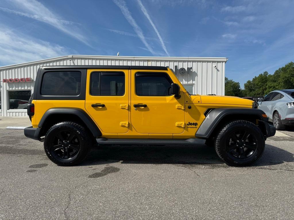 used 2021 Jeep Wrangler Unlimited car, priced at $28,384