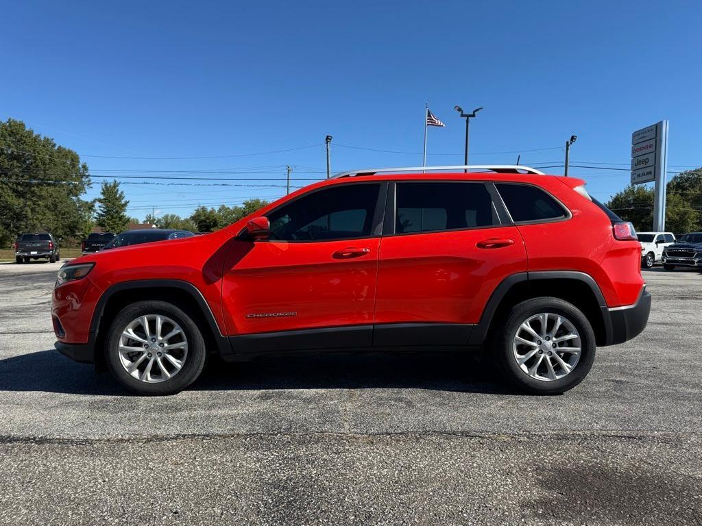 used 2021 Jeep Cherokee car, priced at $17,899