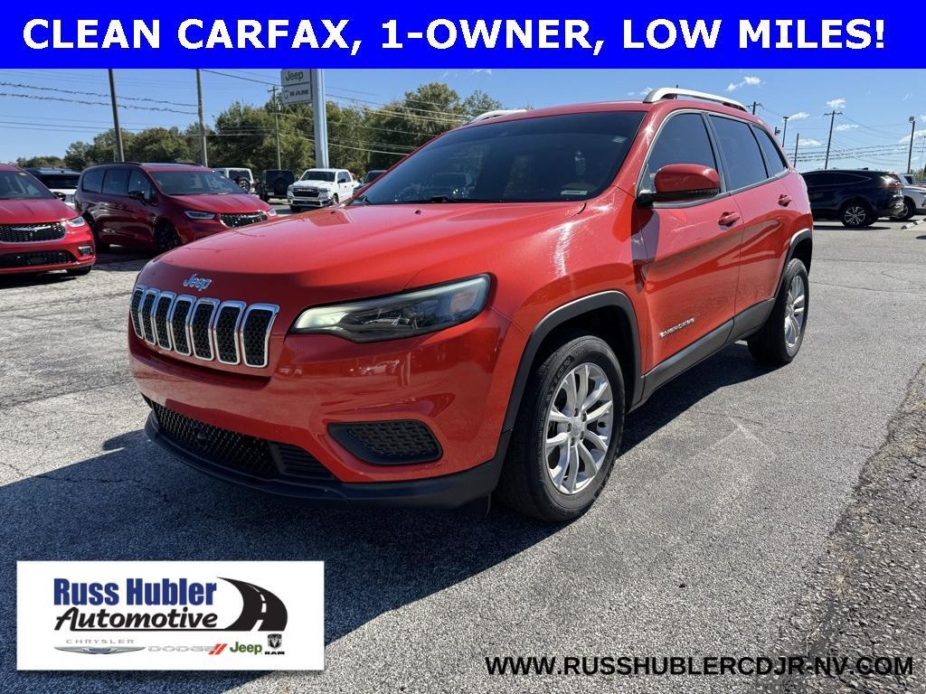 used 2021 Jeep Cherokee car, priced at $17,899