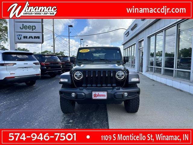 used 2021 Jeep Wrangler Unlimited car, priced at $35,586