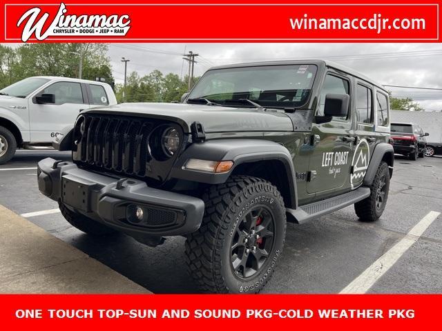 used 2021 Jeep Wrangler Unlimited car, priced at $35,986
