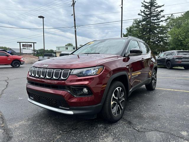 used 2022 Jeep Compass car, priced at $23,500