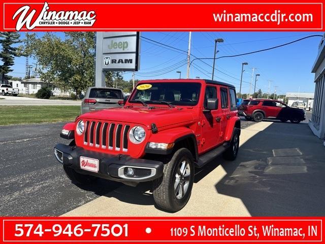 used 2020 Jeep Wrangler Unlimited car, priced at $32,583