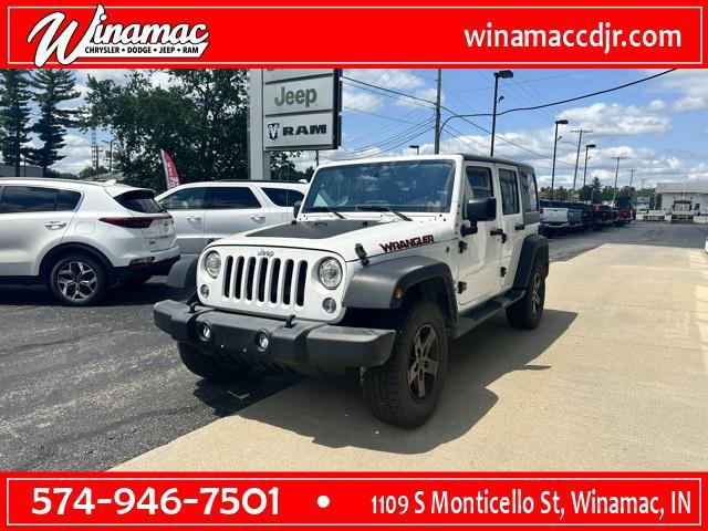 used 2017 Jeep Wrangler Unlimited car, priced at $24,600