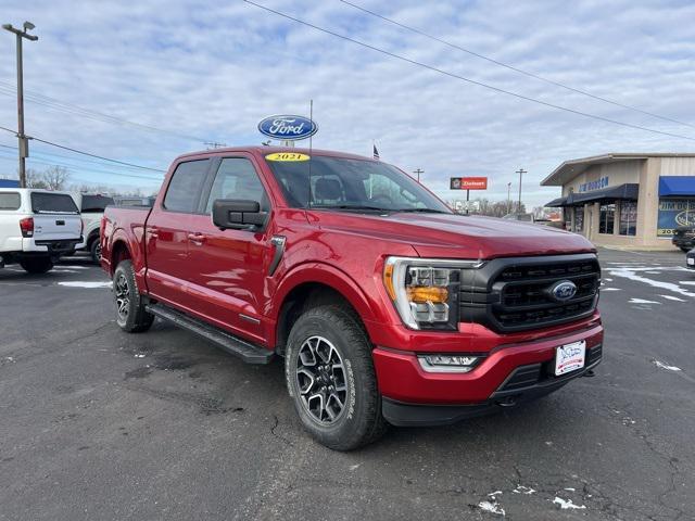 used 2021 Ford F-150 car, priced at $35,650